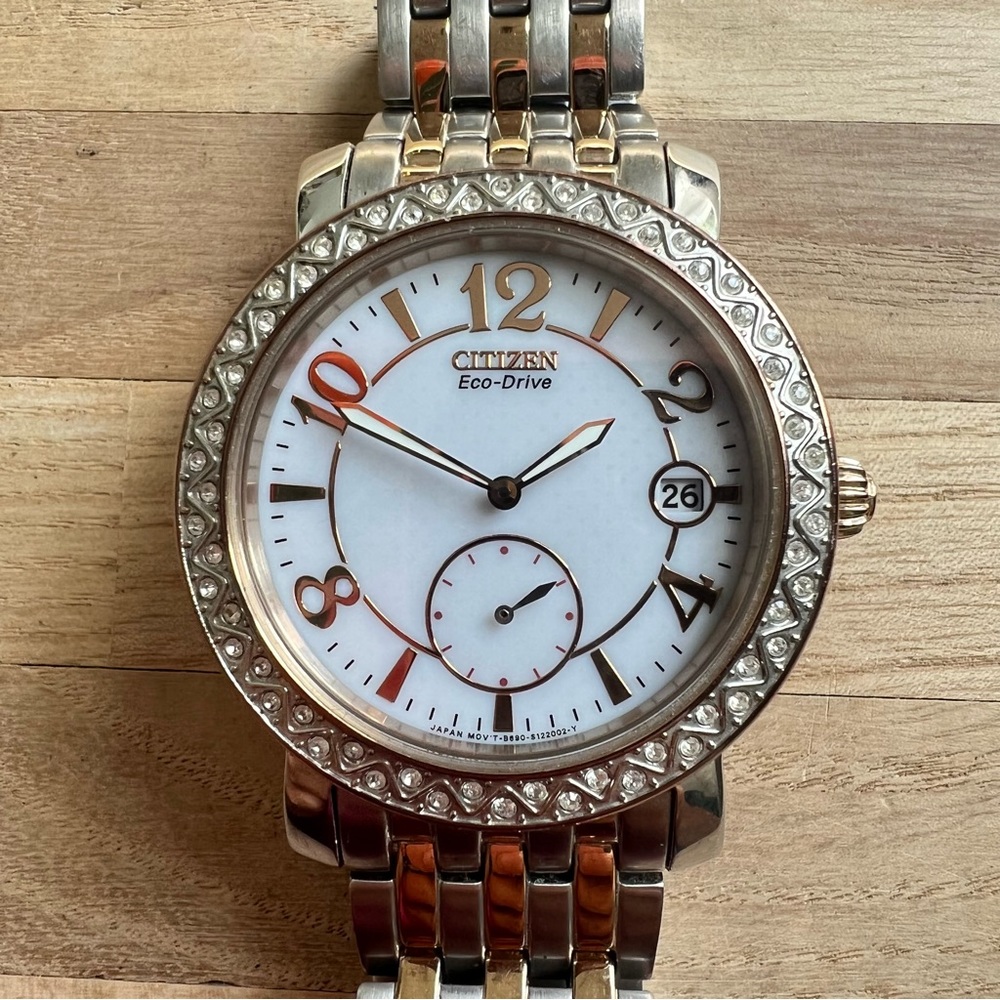 Citizen Two-Tone Gold and Silver Women's Eco-Drive Watch